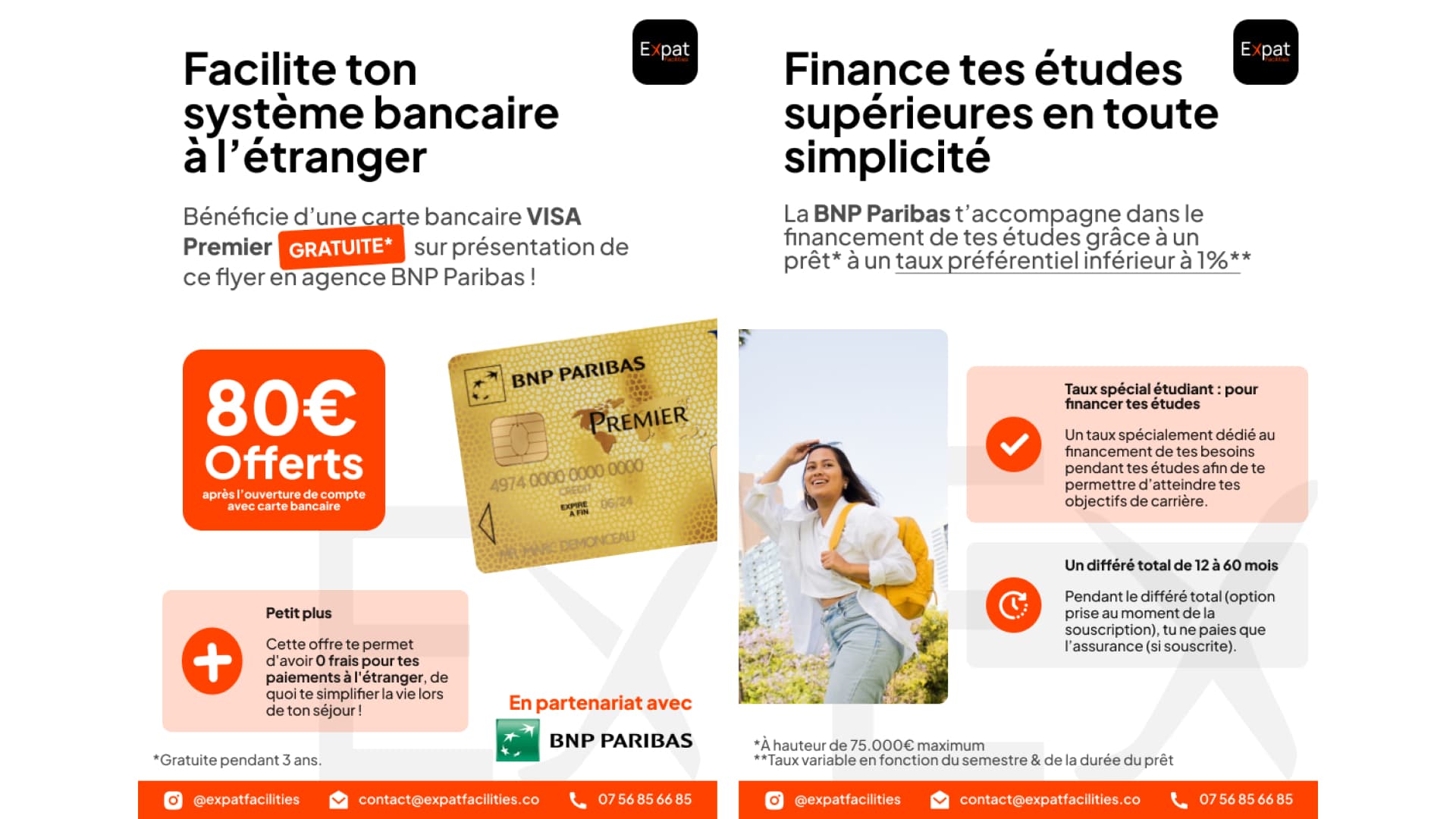 Flyer for partner banks